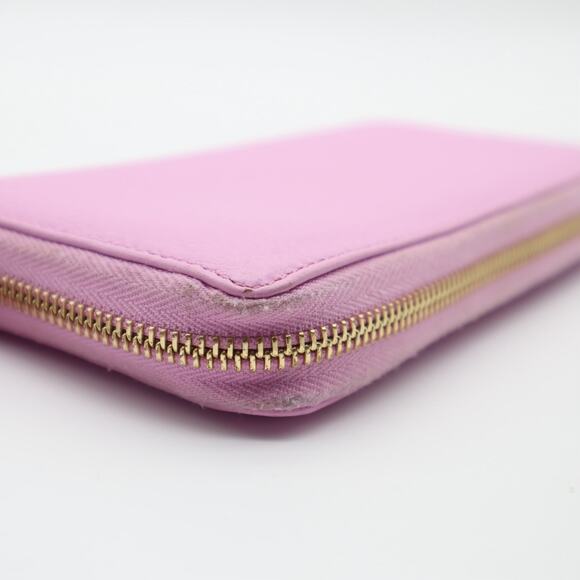 Gucci Bosco Mormont Lilac Long Zip Leather Wallet - Picture 8 of 11